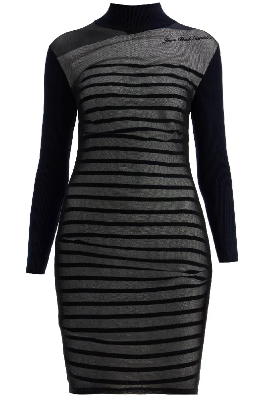 Hot Styles Jean Paul Gaultier Women's 'Striped Mini Dress In Two