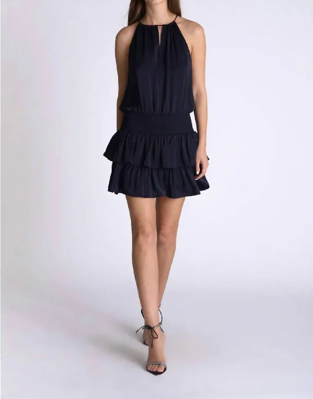 Mid - Season Sale Waltz Mini Dress In Navy