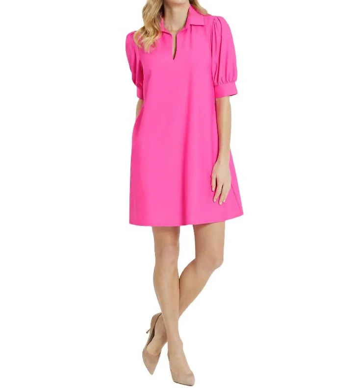 Elegant Style Emerson Mini Dress In Hibiscus