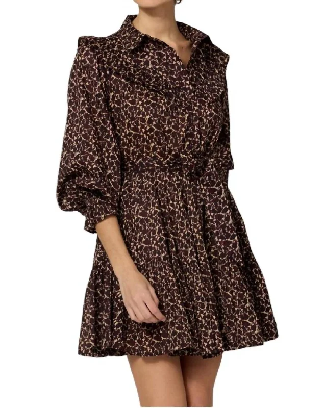 Huge Savings On Parisian Styles Lotte Mini Dress In Medici Print