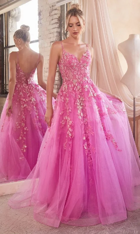 Season Sale Long Prom Ball Gown with Flowers CM347