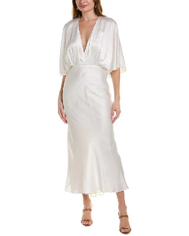 Coastal Beach - Inspired Style AIIFOS Isabelle Silk Maxi Dress