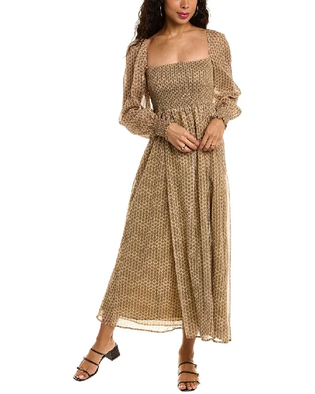 Limited-Time Offer O.P.T. Classic Smocked Maxi Dress