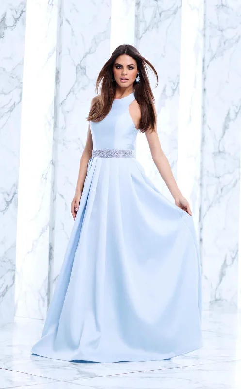 Fashionable Women's Wardrobe Tarik Ediz - Halter Neck A-line Dress 50100