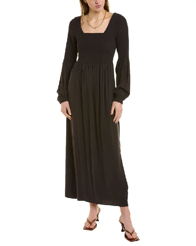 End Of Season Sale Chaser Smocked Maxi Dress