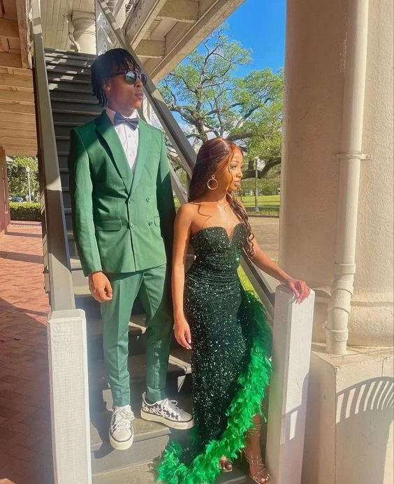 Big Savings On Rustic Countryside Styles Sexy Green Sequins Mermaid Prom Dress,Green Party Gown Y6500