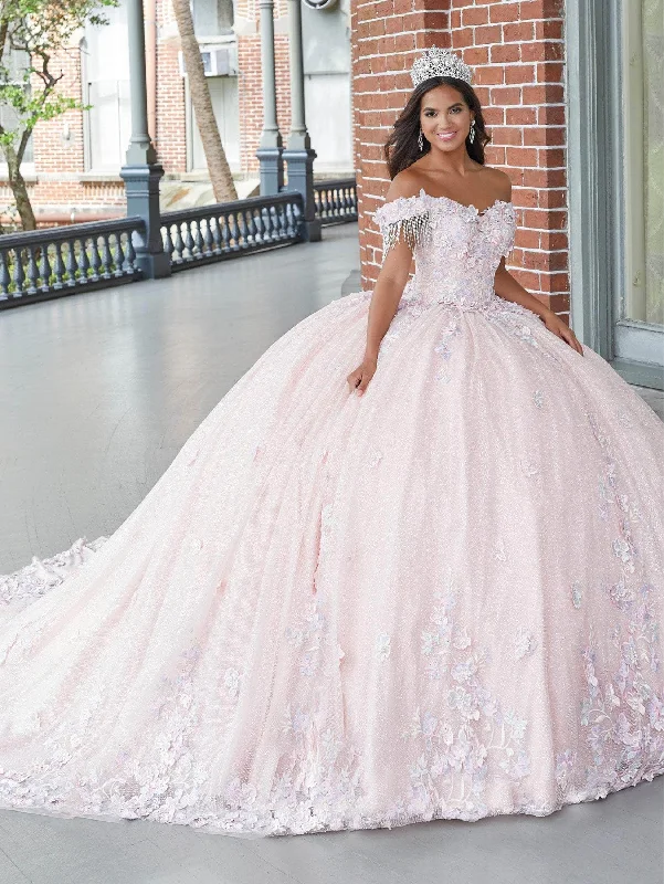 Hollywood Glam Award - Show Style Quinceanera Collection - 26051 Off Shoulder Sleeves Ball Gowns