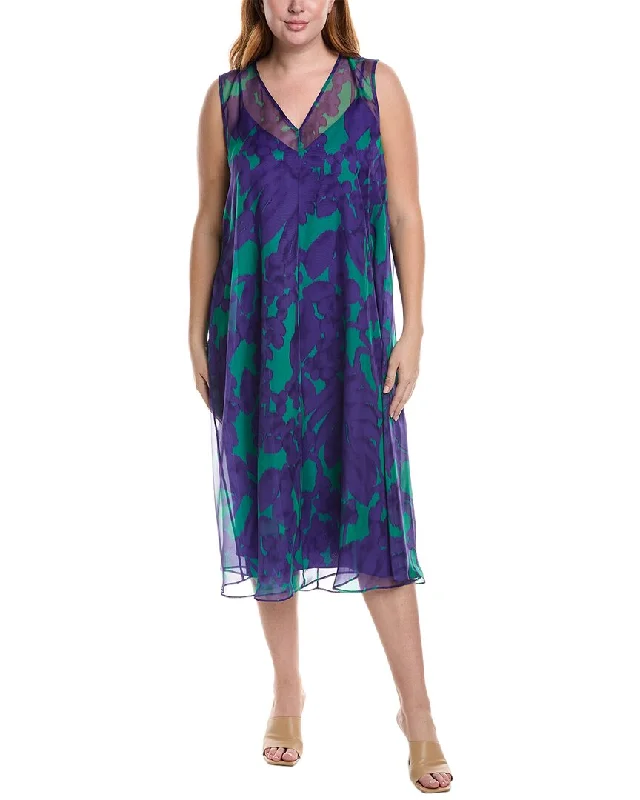 Spring Fling Sale Marina Rinaldi Plus Dover Sheer Midi Dress