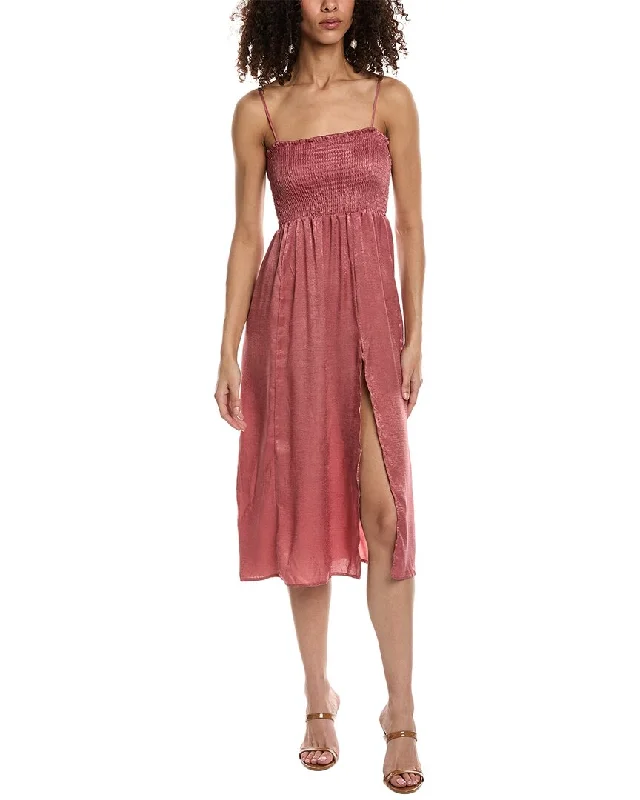 Now On Sale For Chic Urban Styles Aiden Smocked Midi Dress