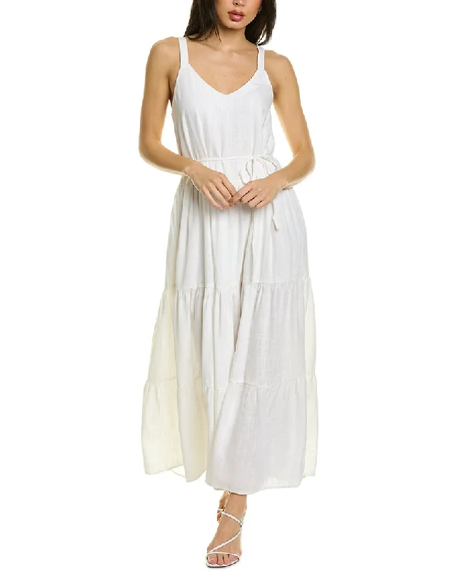 Budget-Friendly Fashion Splendid Wiley Linen-Blend Maxi Dress