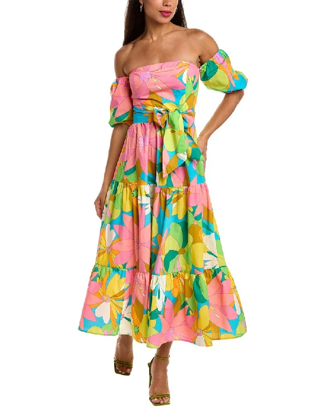 Hot Styles Flora Bea NYC Oly Maxi Dress