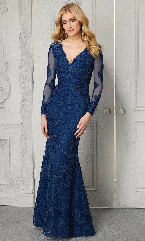 Spring Fling Sale MGNY By Mori Lee - 72402 Long Sleeve Lace Formal Dress