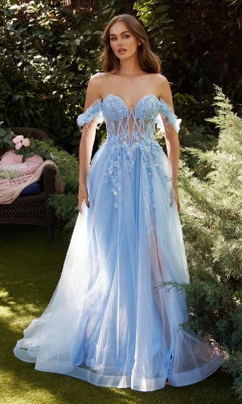 Limited-Time Offer Off-Shoulder Prom Ball Gown: Andrea and Leo A1237