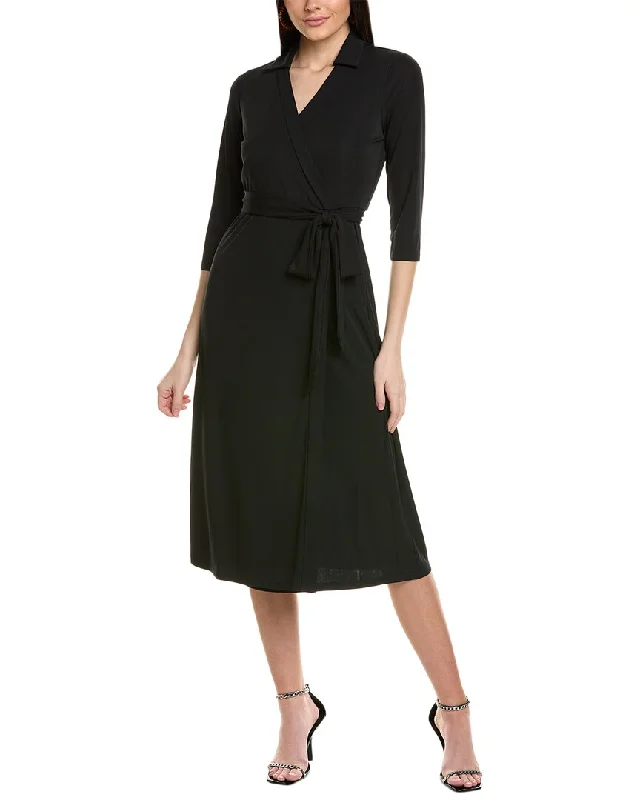 First Order Discount Anne Klein Wrap Midi Dress