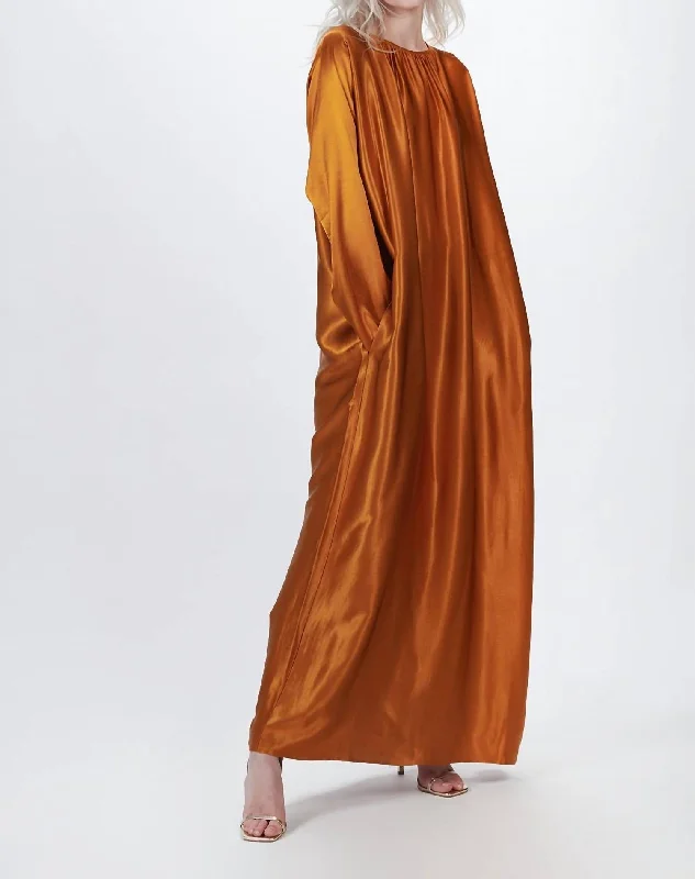 Early Access To Art Deco Styles Sale The Rhodes Maxi Dress In Gold