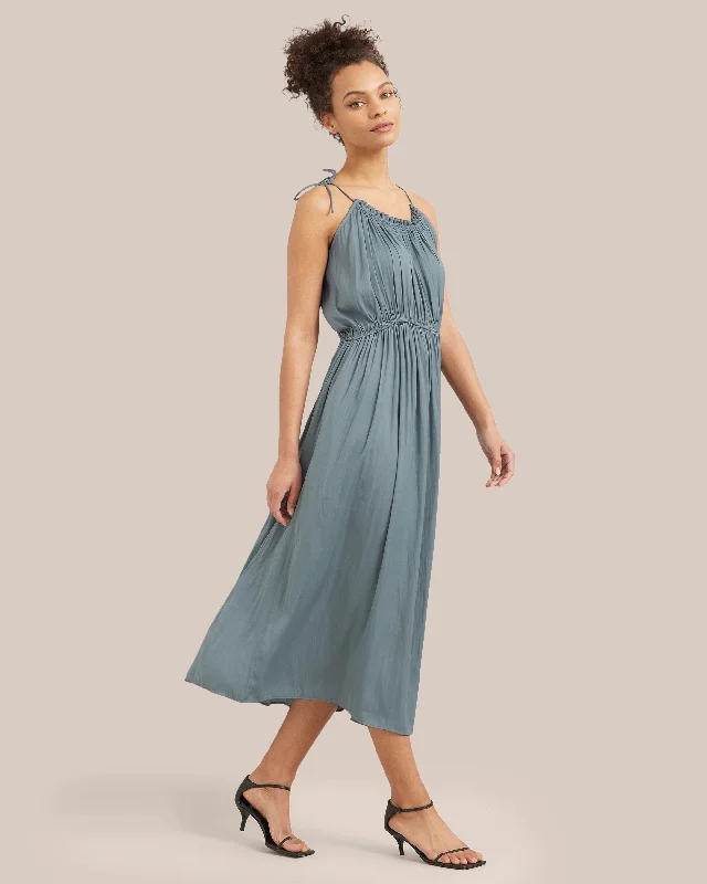 Style Upgrade Aileen Tie-Shoulder Maxi Dress