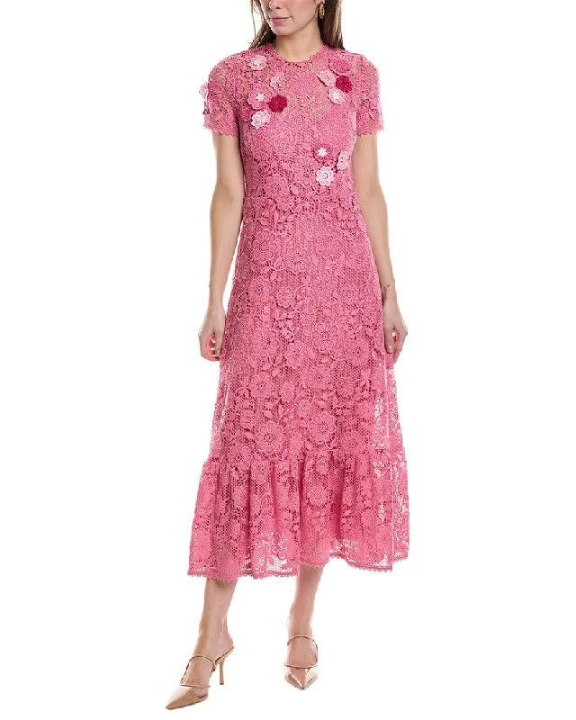 Seasonal Fashion RED Valentino Midi Dress