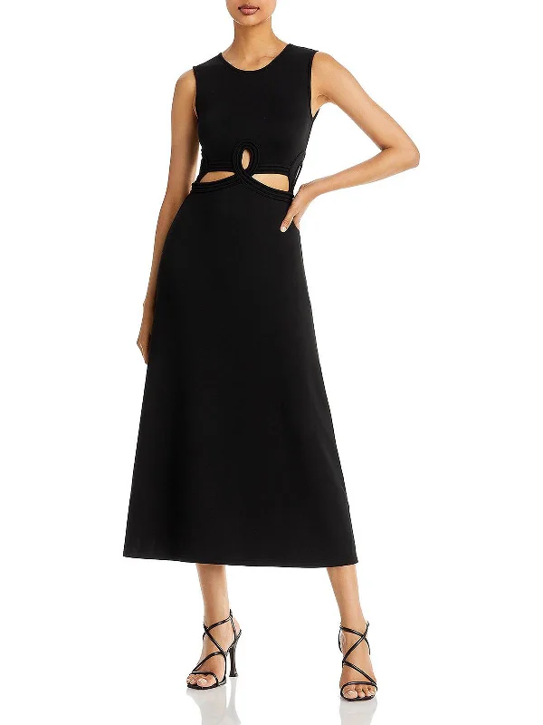 Exclusive Sale Petites Womens Cut-Out Long Maxi Dress