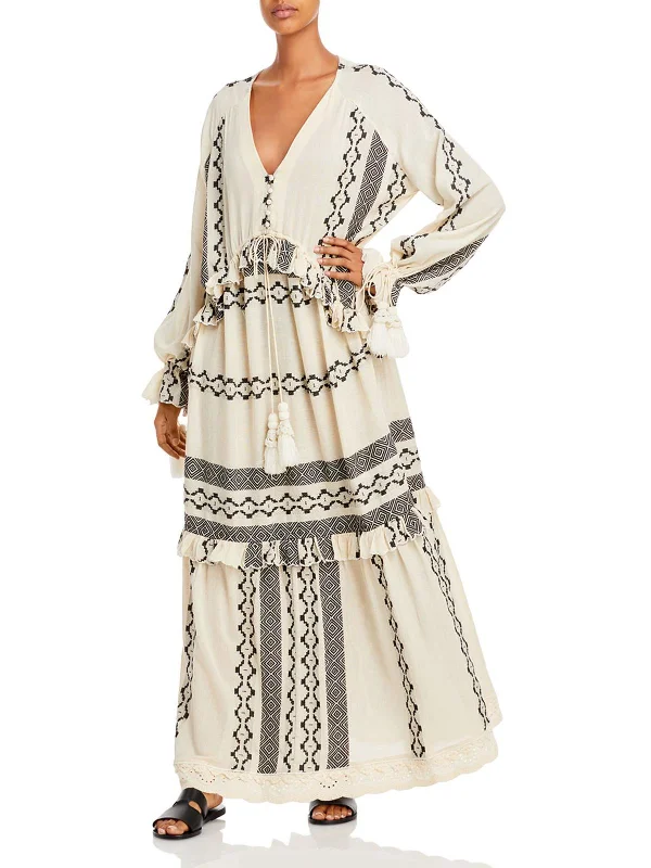 End - Of - Month Blowout Womens Kaftan Boho Maxi Dress