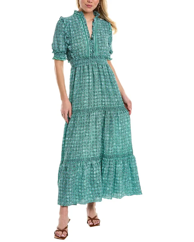 Parisian Effortless Chic Style Max Studio Maxi Dress