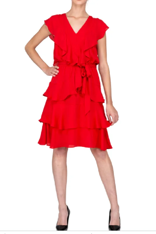Timeless Women's Outfit Y.A.S -  Mini Ruffle Dress