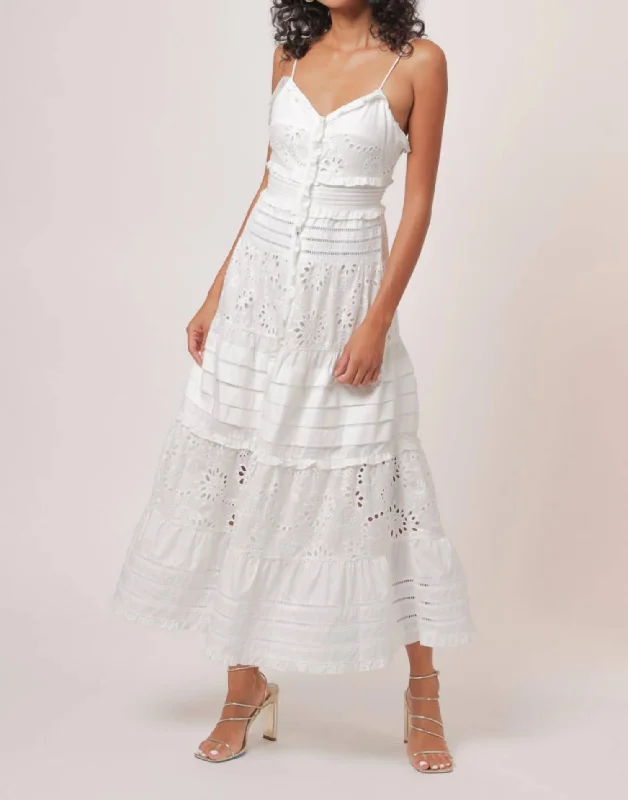 Clearance Event Pixie Maxi Dress In White