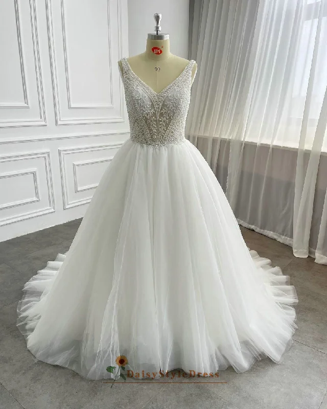 Buy More, Save More Ball Gown Plus Size Illusion Wedding Dress