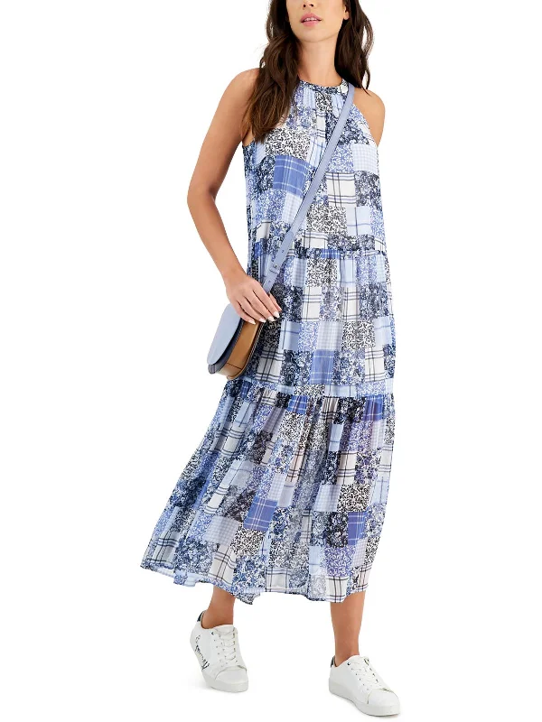 Seasonal Sale Womens Printed Long Maxi Dress