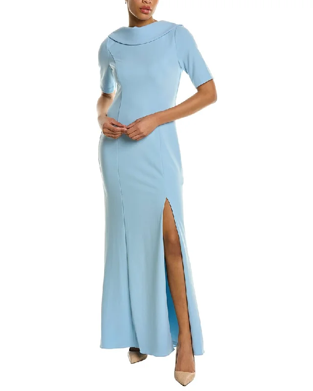 Y2K Nostalgic Fashion Look Adrianna Papell Mermaid Maxi Dress