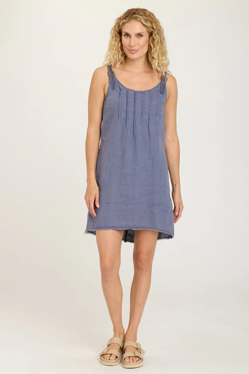 Vintage Women's Fashion Pilar Tank Dress - Hypnotic Pigment
