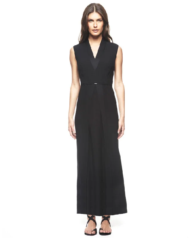 Limited Styles 0 - francisco costa for calvin klein black satin strap gown