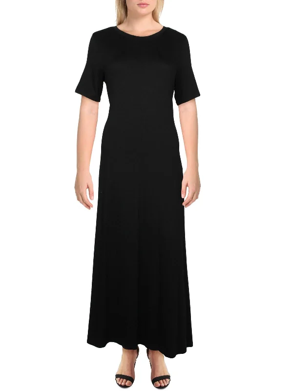 Best-Sellers Womens Tencel Blend Crew Neck Maxi Dress