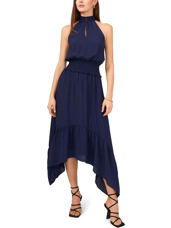 Casual Weekend Relaxed Style Womens Ruffled Long Maxi Dress