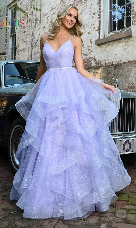 Fashion For Every Occasion Layered Long Tulle Prom Ball Gown 2381