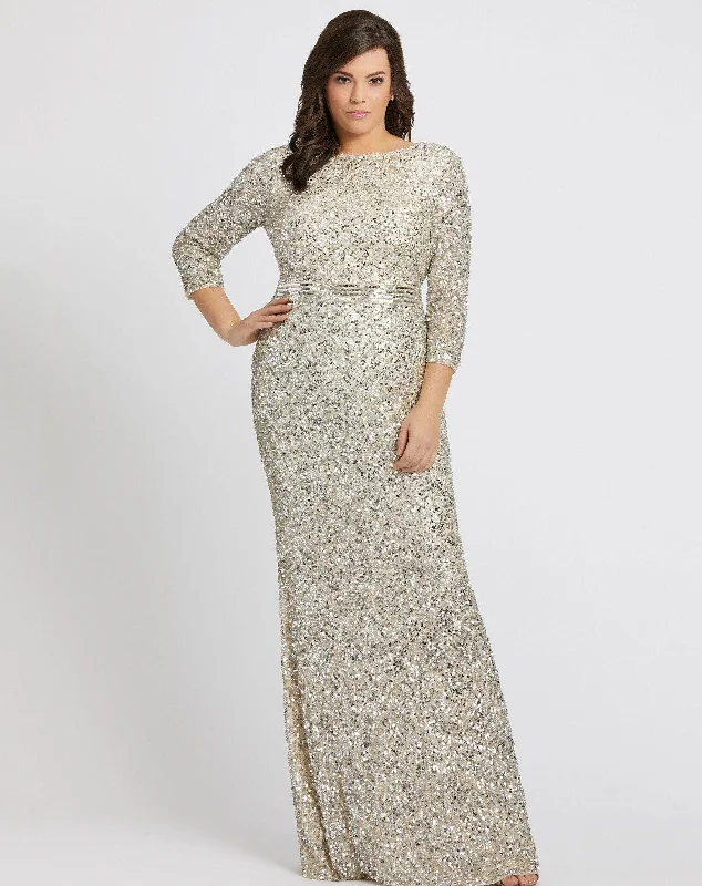 Limited-Time Offer Mac Duggal 5025 Fabulouss Plus Size Long Dress