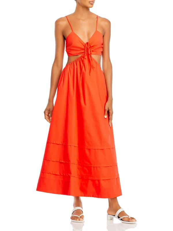 Celebrate With Big Savings Baylee Womens Cotton Long Maxi Dress