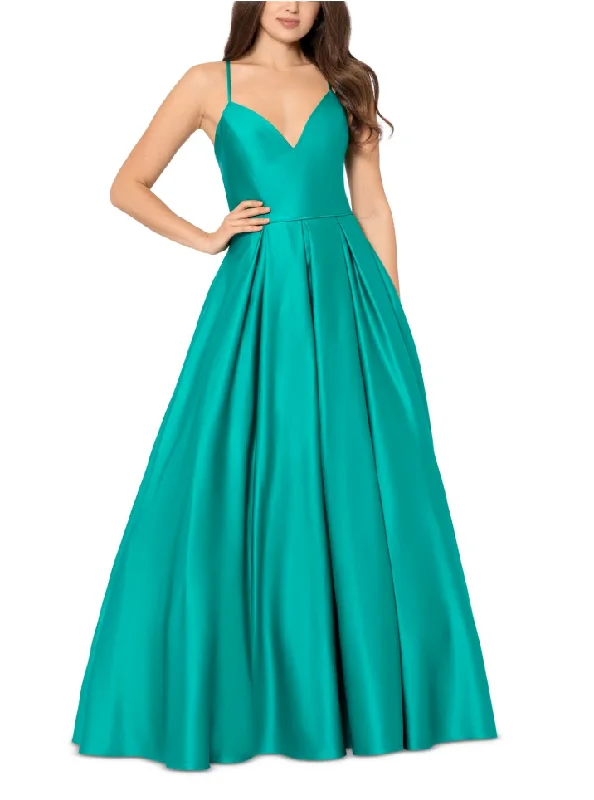 Trendy Styles 1 - blondie nites turquoise satin ball gown