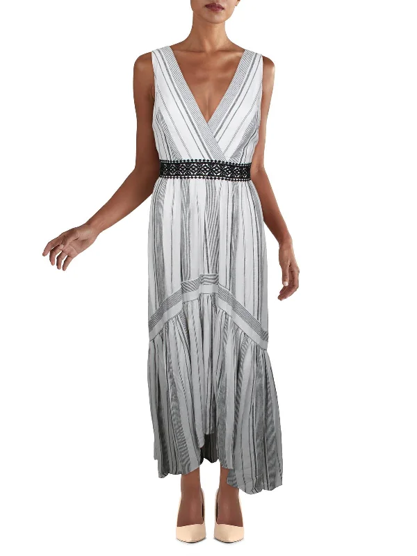 Big Savings On Rustic Countryside Styles Womens Stripe Long Maxi Dress