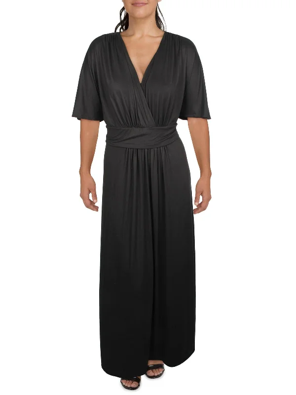 Spring Wardrobe Plus Womens Knit Long Maxi Dress