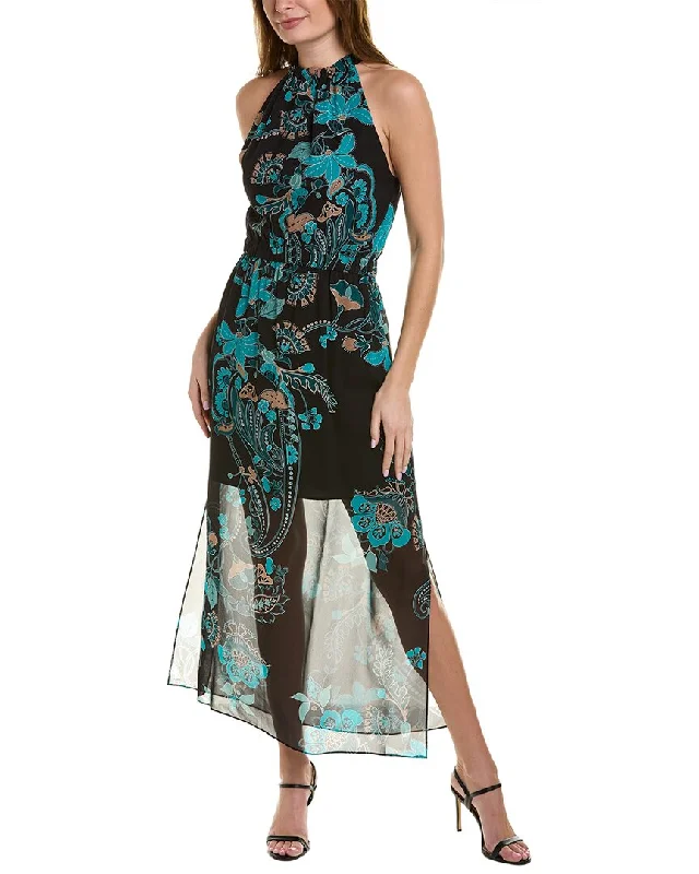 Limited - Edition Drops Elie Tahari Batik Silk Maxi Dress