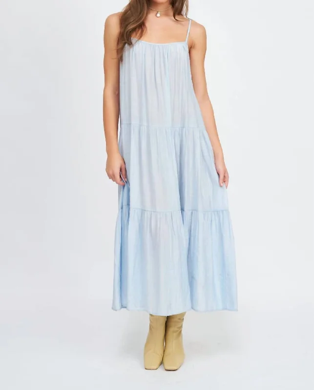 Huge Savings On Parisian Styles Serenity Maxi Dress in Blue