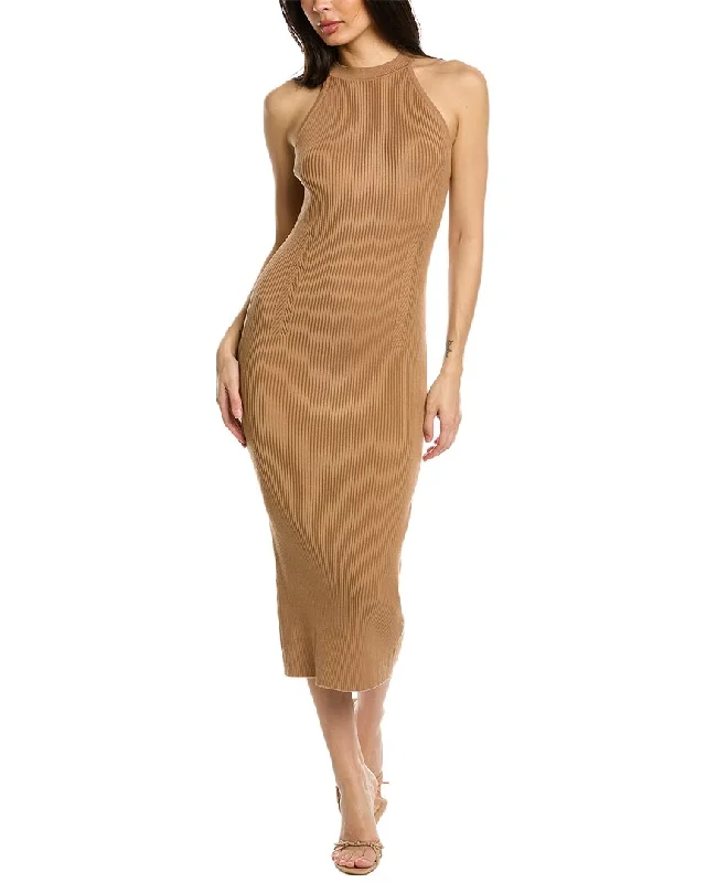 Chic Styles Michael Stars Giselle Ribbed Maxi Dress