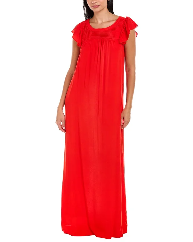 Save On Classic Elegant Styles Sail to Sable Flutter Sleeve Maxi Dress