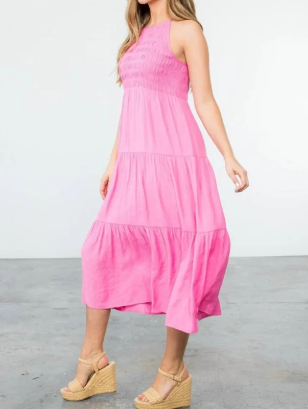 Best-Sellers Smocked Maxi Dress In Pink