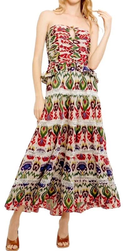 Clearance Event Naira Midi Dress In Multi