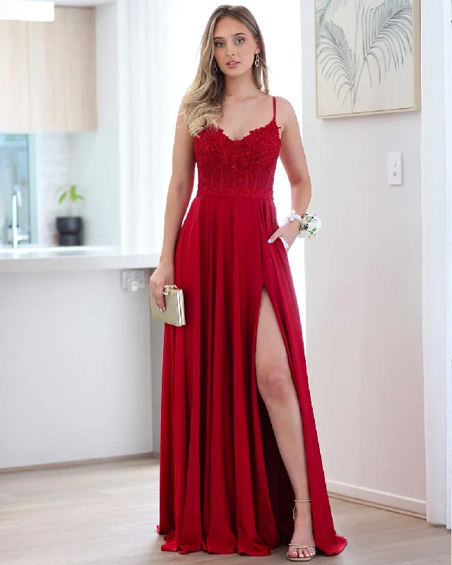 Exclusive Sale Joey Gown - Wine