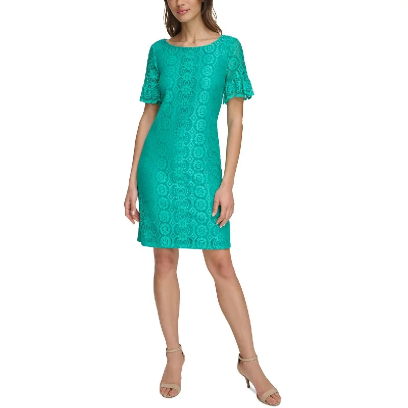 Women's High-Fashion Outfit Plus Womens Work Mini Sheath Dress